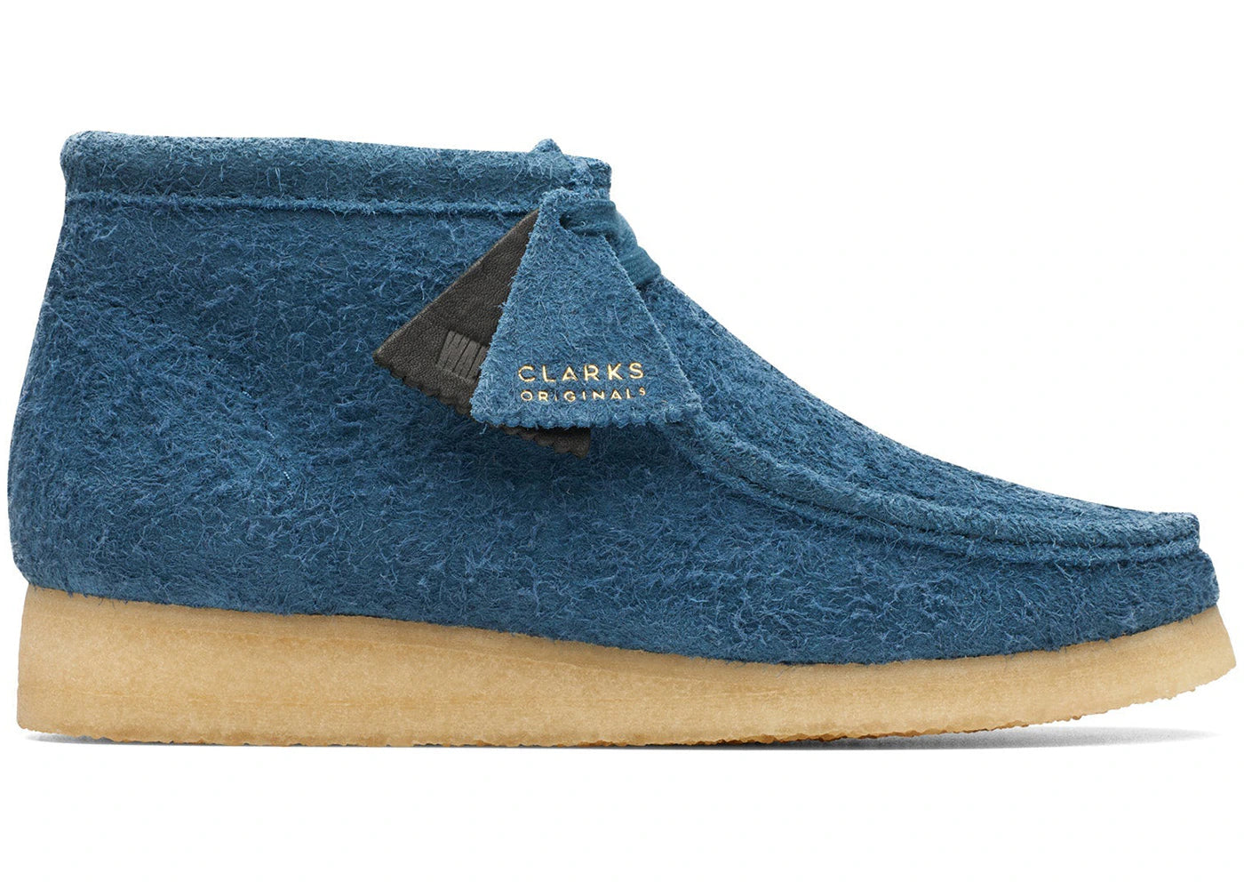 Clarks Originals Wallabee Hairy Suede Deep Blue
