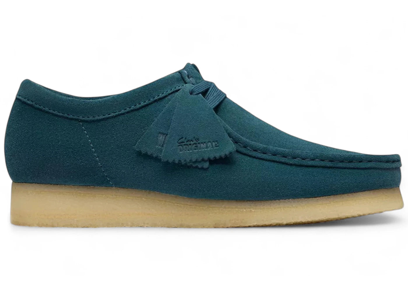 Clarks Originals Wallabee Mid Blue Suede