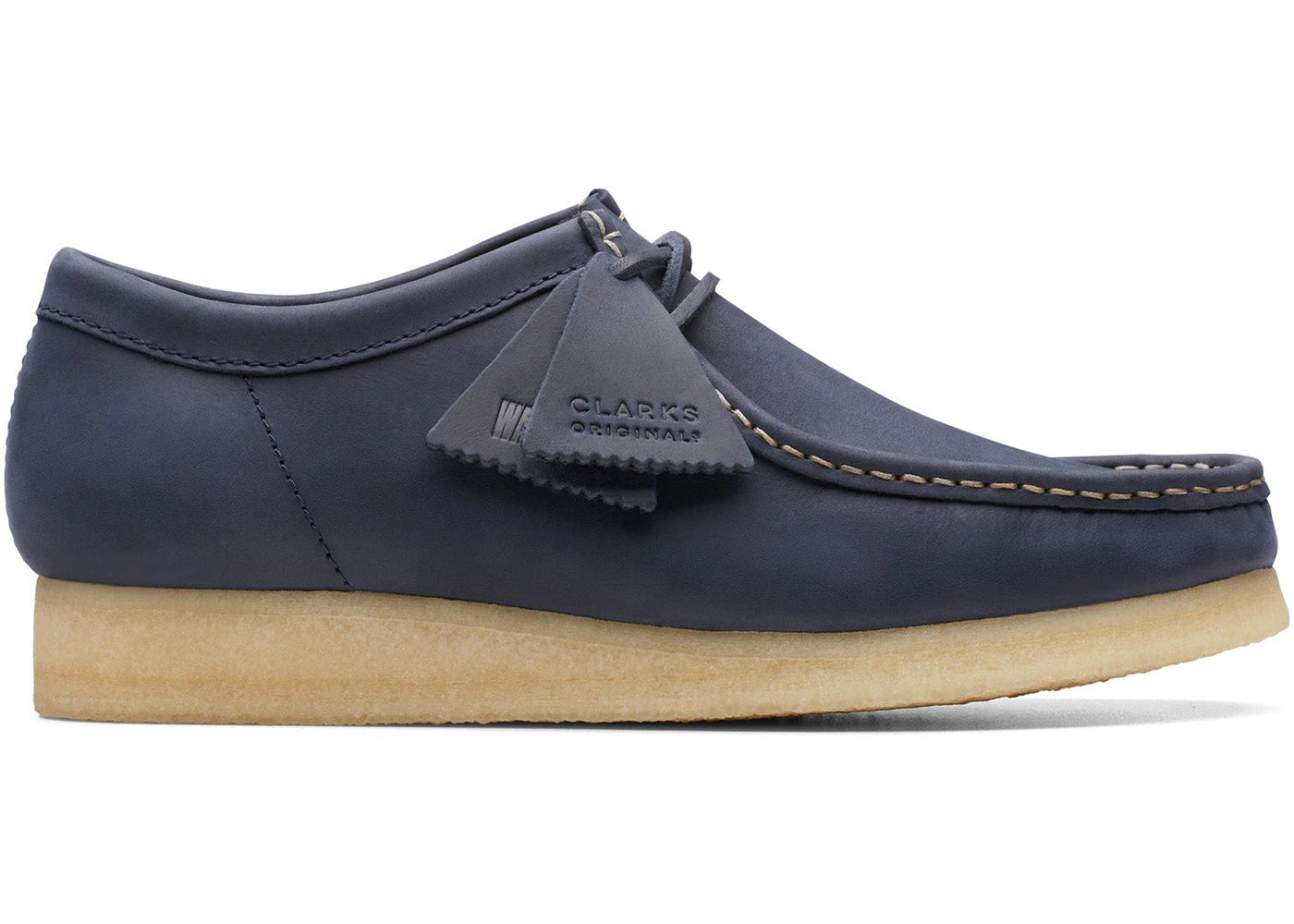 Clarks Originals Wallabee Navy Leather