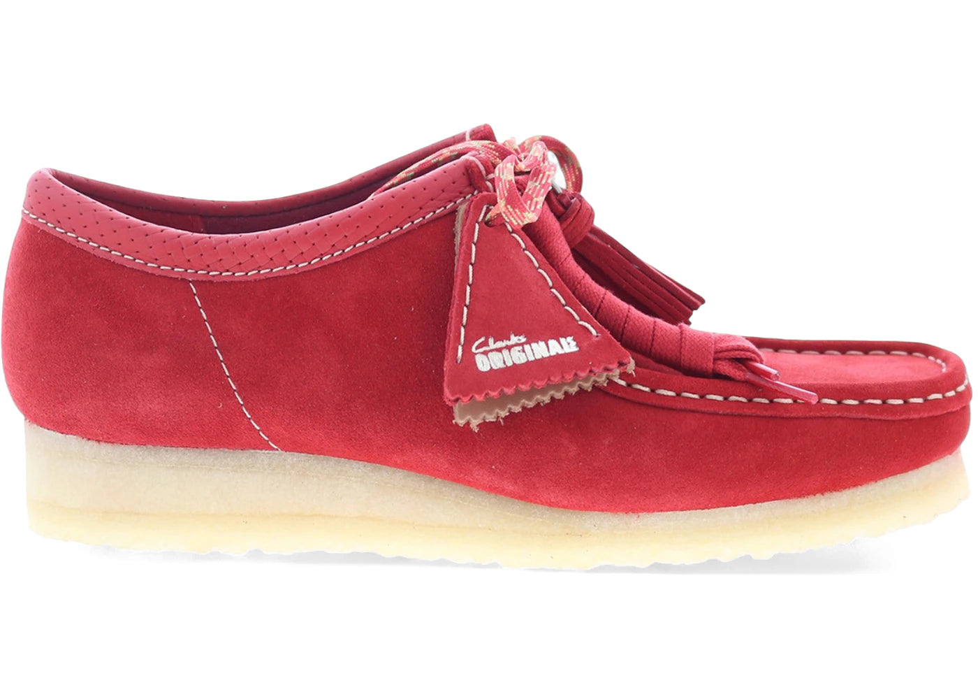 Clarks Originals Wallabee Red Suede