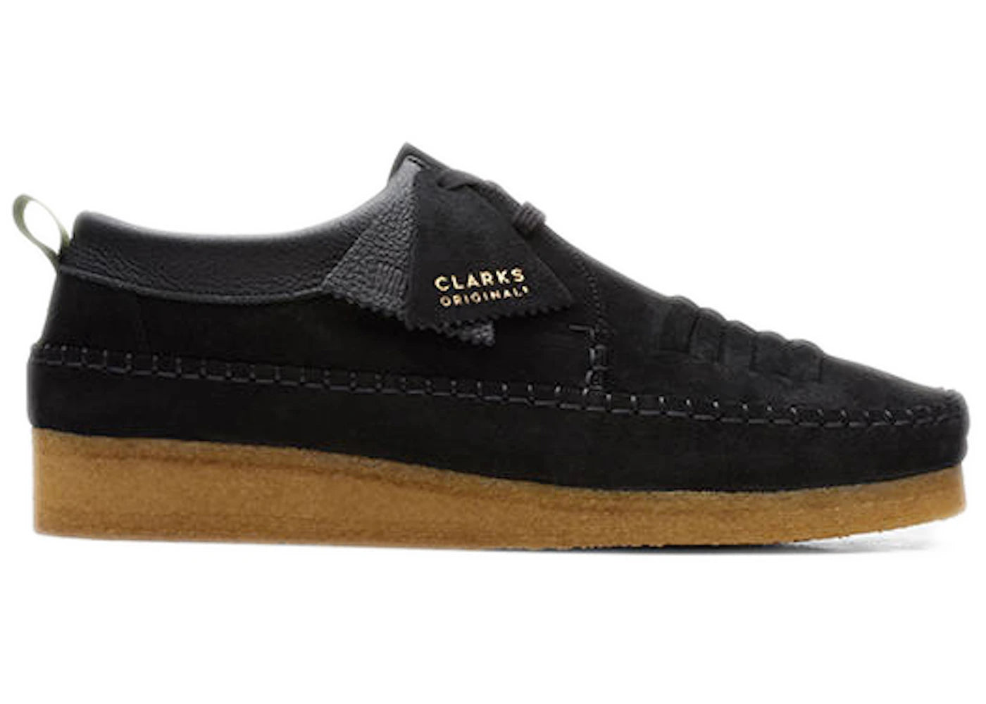 Clarks Originals Weaver Weft Black Suede