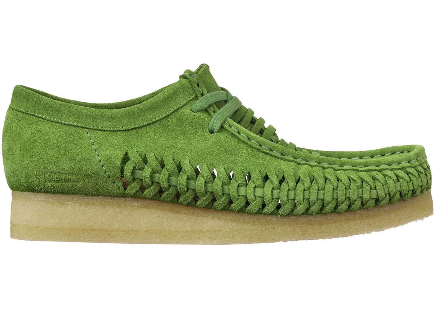 Clarks Originals Woven Wallabee Supreme Green