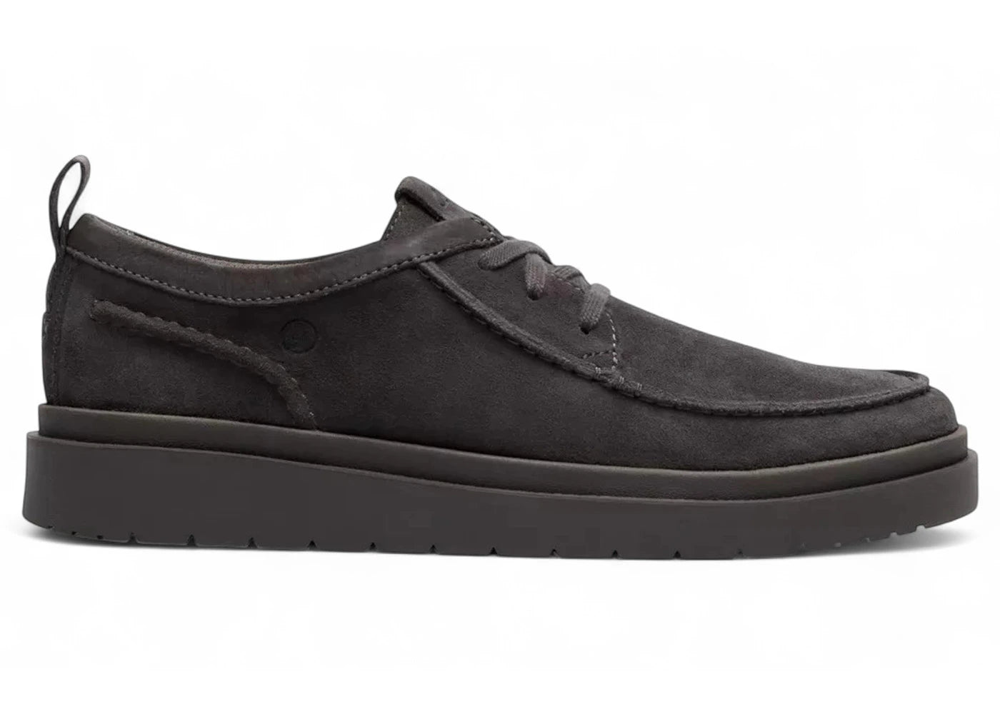 Clarks Polden Moc Dark Grey Suede