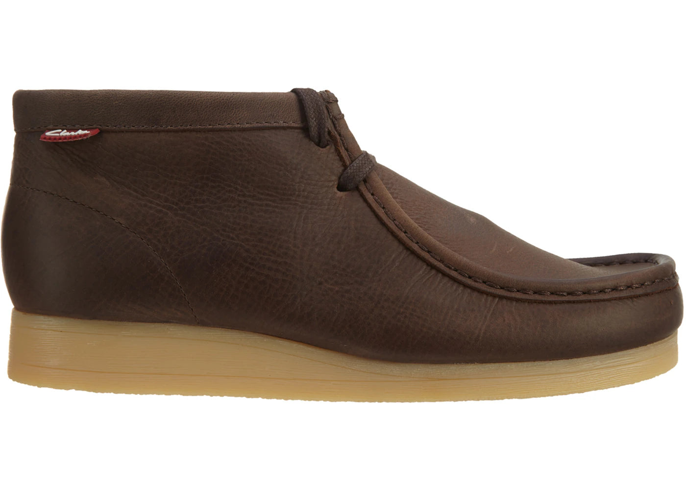 Clarks Stinson Hi Brown Oily Gras Marron