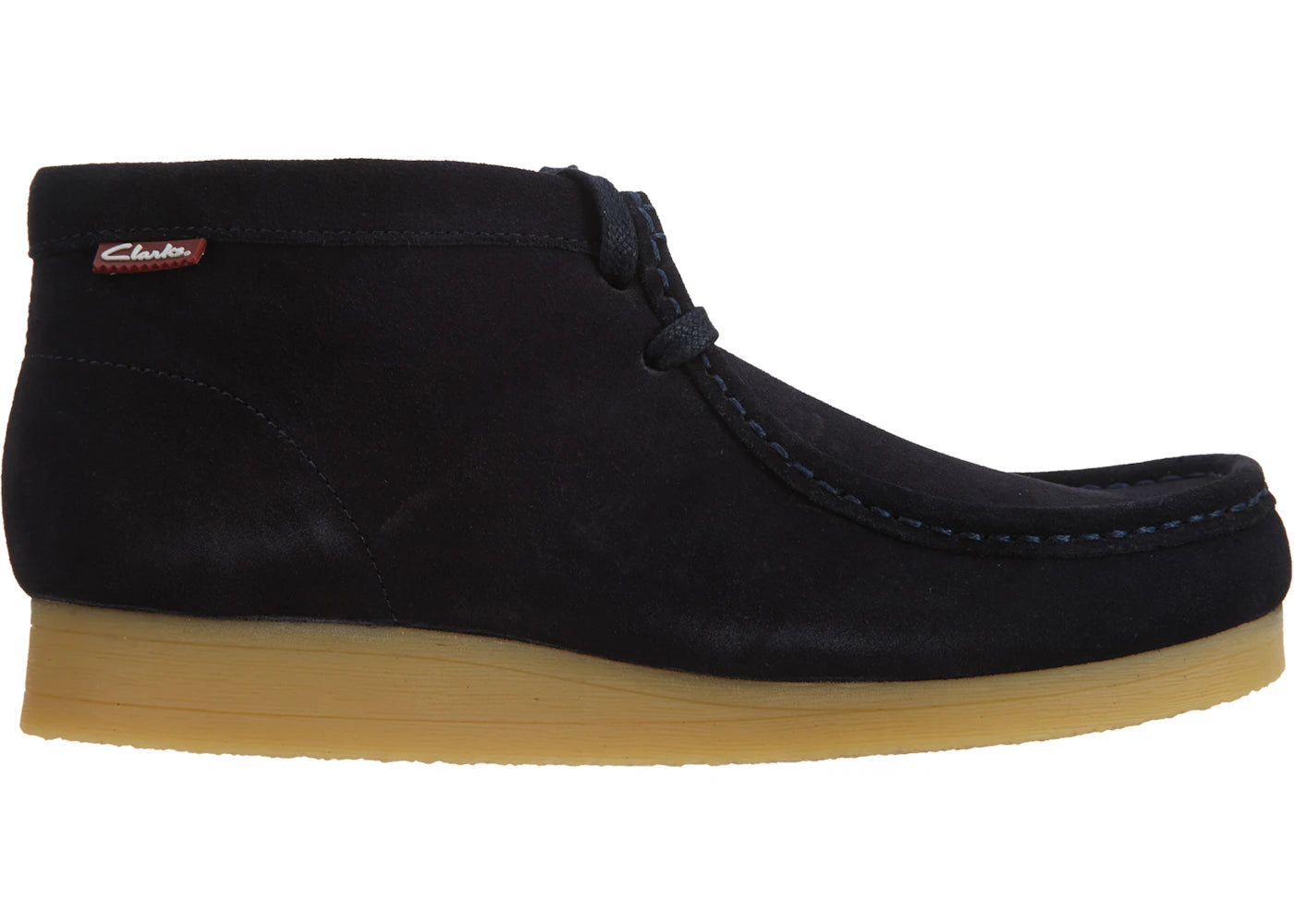 Clarks Stinson Hi Dark Blue Suede