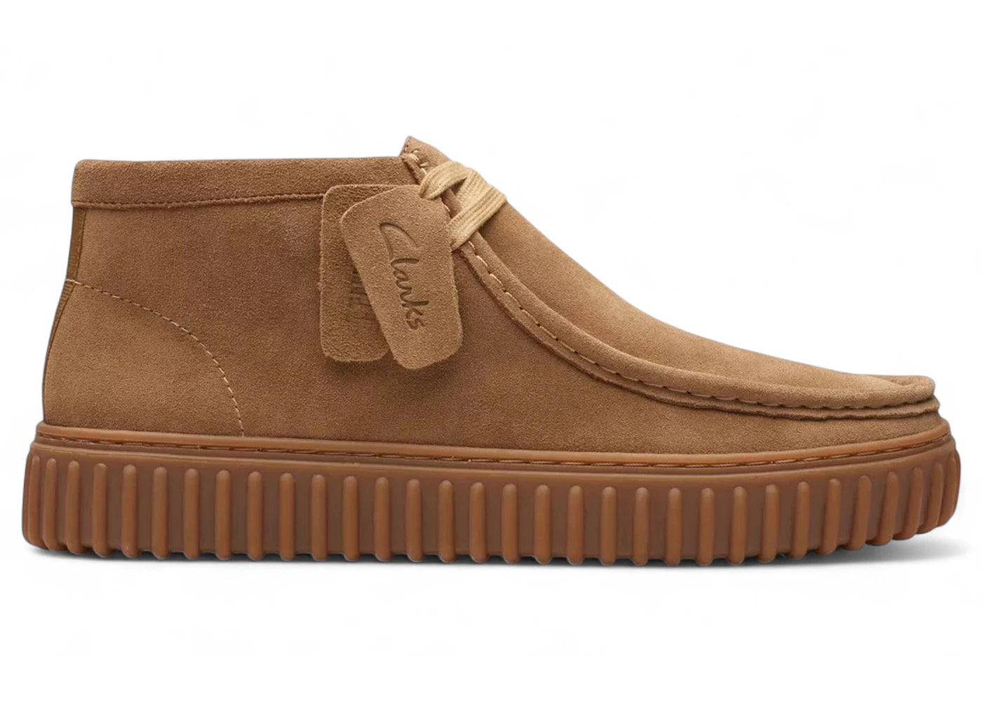 Clarks Torhill Hi Dark Sand Suede