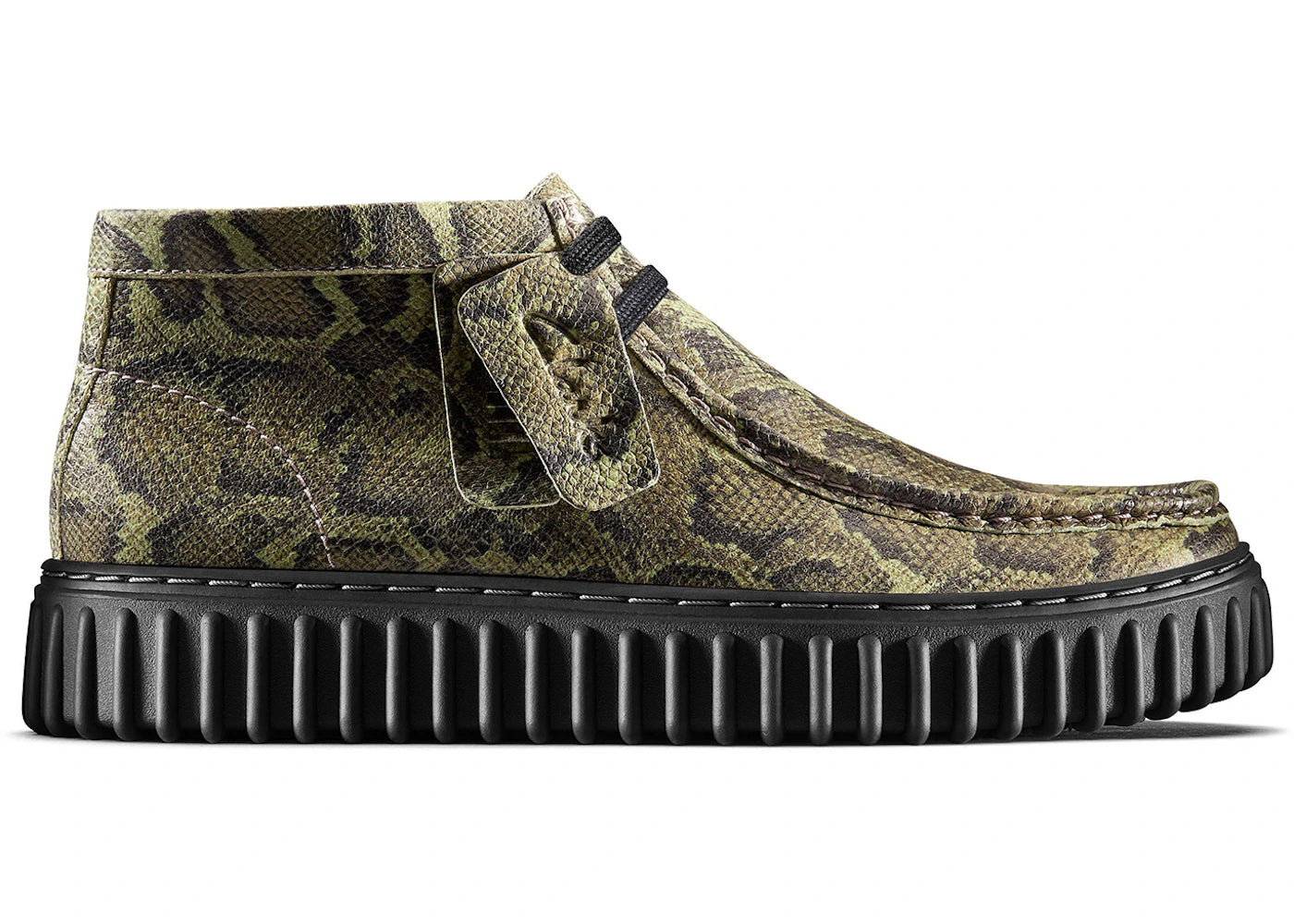 Clarks Torhill Hi Martine Rose Green Snake