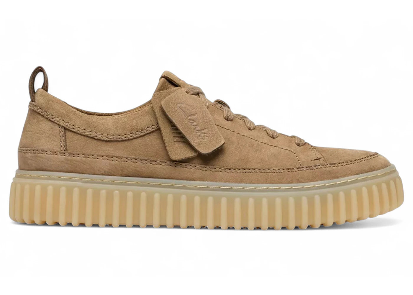 Clarks Torhill Lace Dark Sand Nubuck