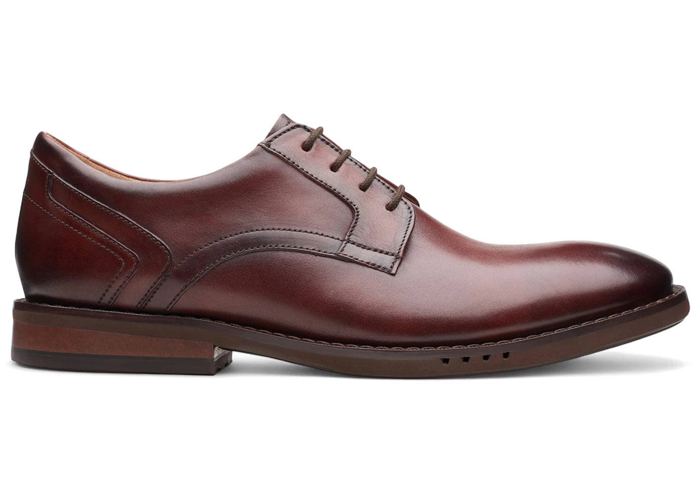 Clarks Un Hugh Lace Brown Leather