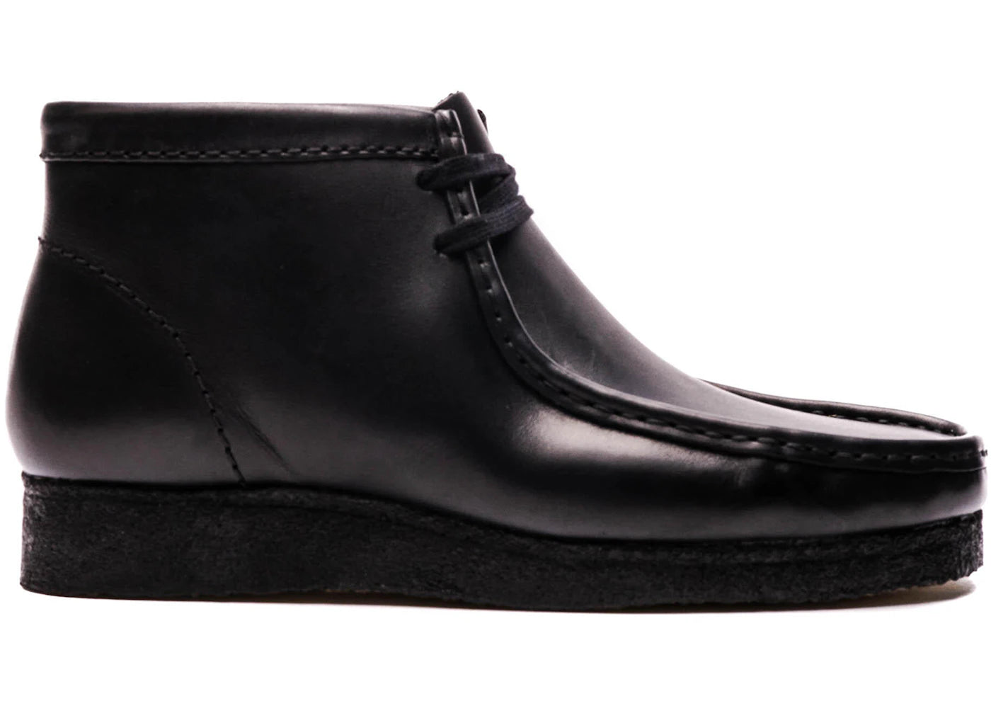 Clarks Wallabee Black Leather