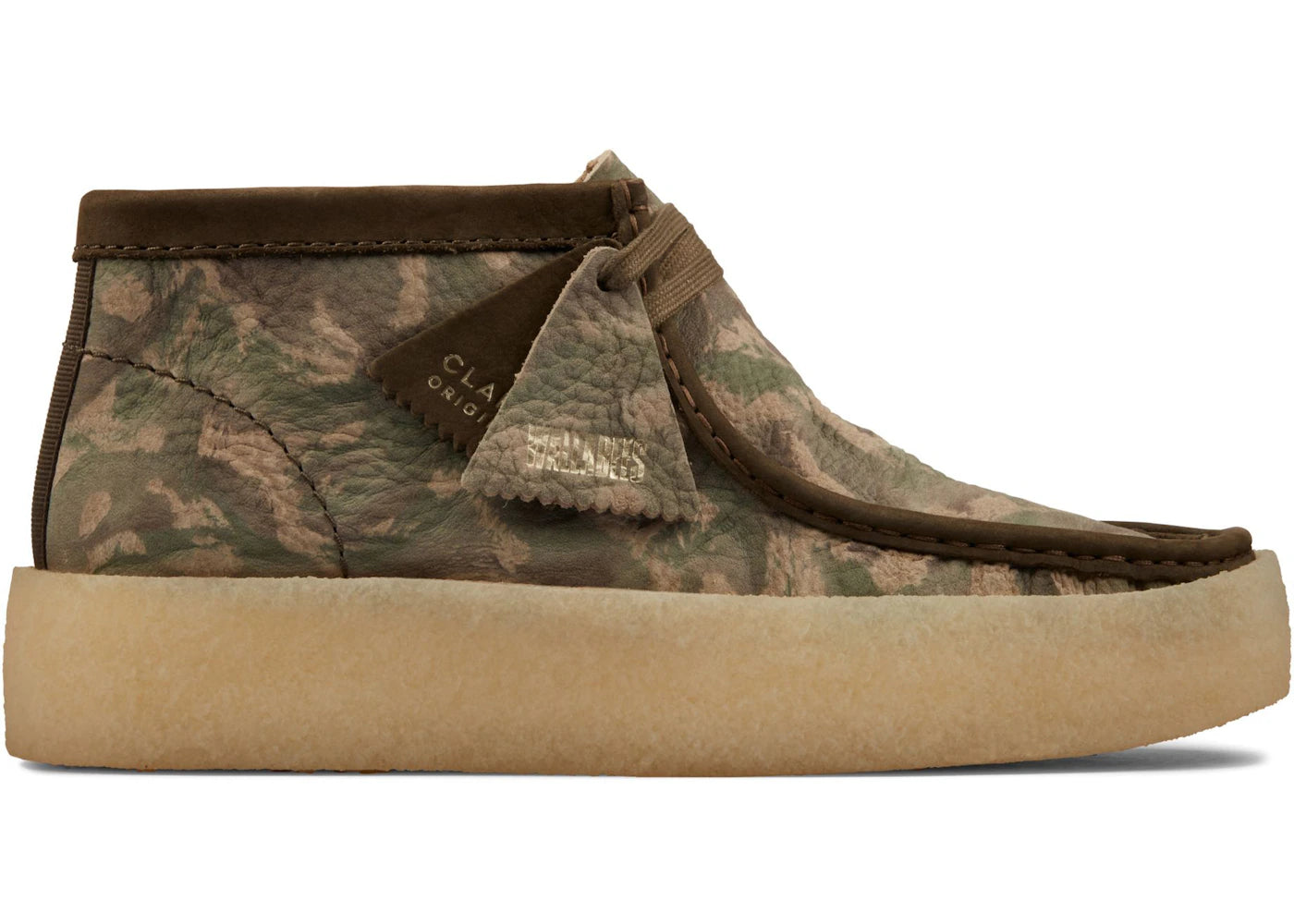 Clarks Wallabee Cup Bt Green Camo