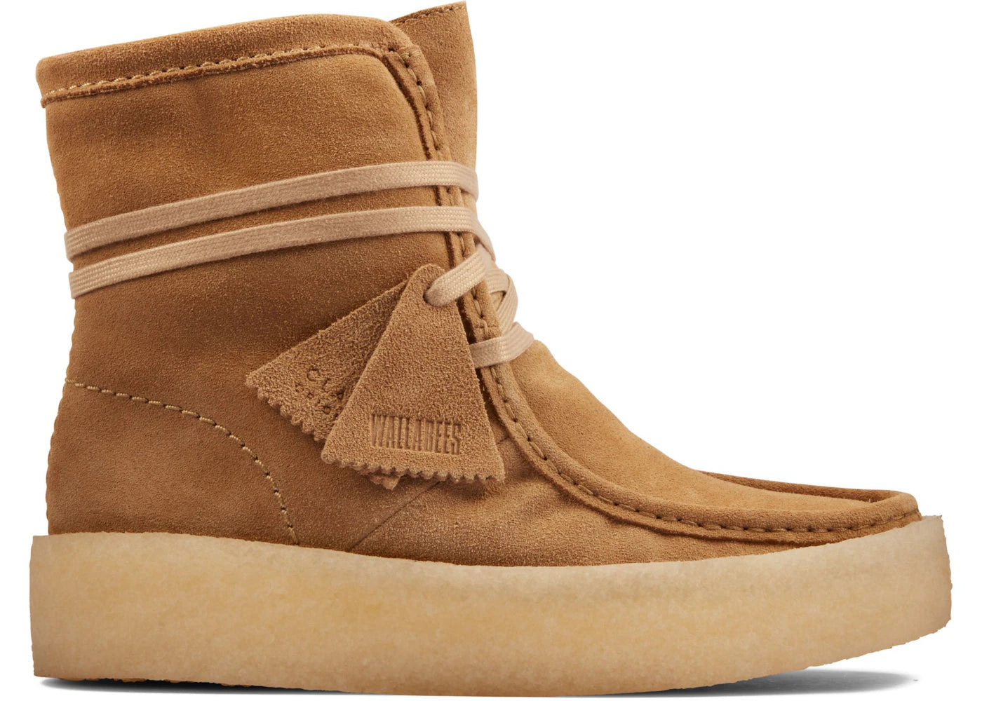 Clarks Wallabee Cup Hi Light Tan Suede (Women's)