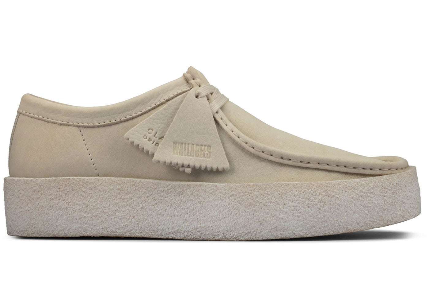 Clarks Wallabee Cup White Nubuck