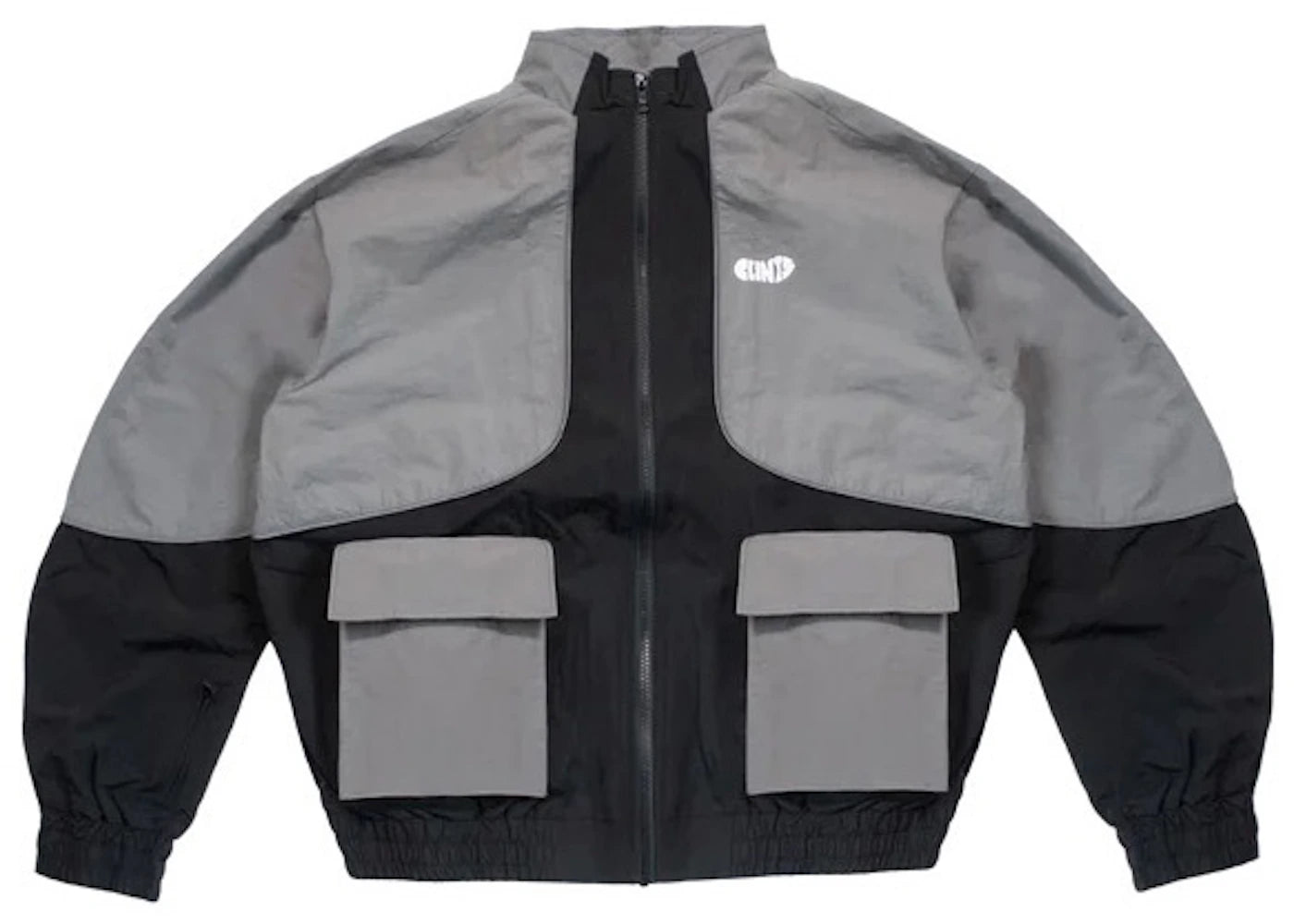 Clints Inc Shell Track Jacket Black/Grey