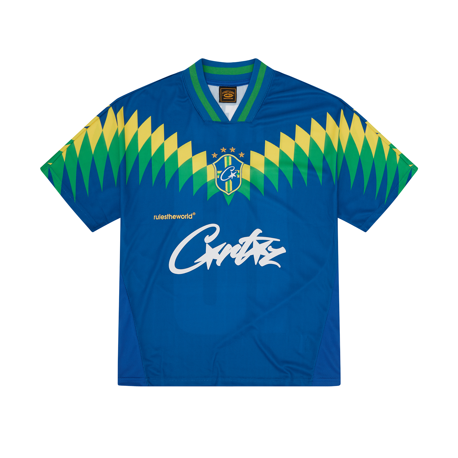 Corteiz Club America Jersey Brasil Blue