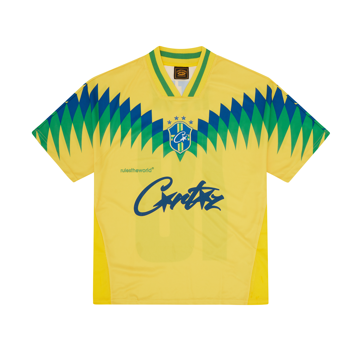 Corteiz Club America Jersey Brasil Yellow