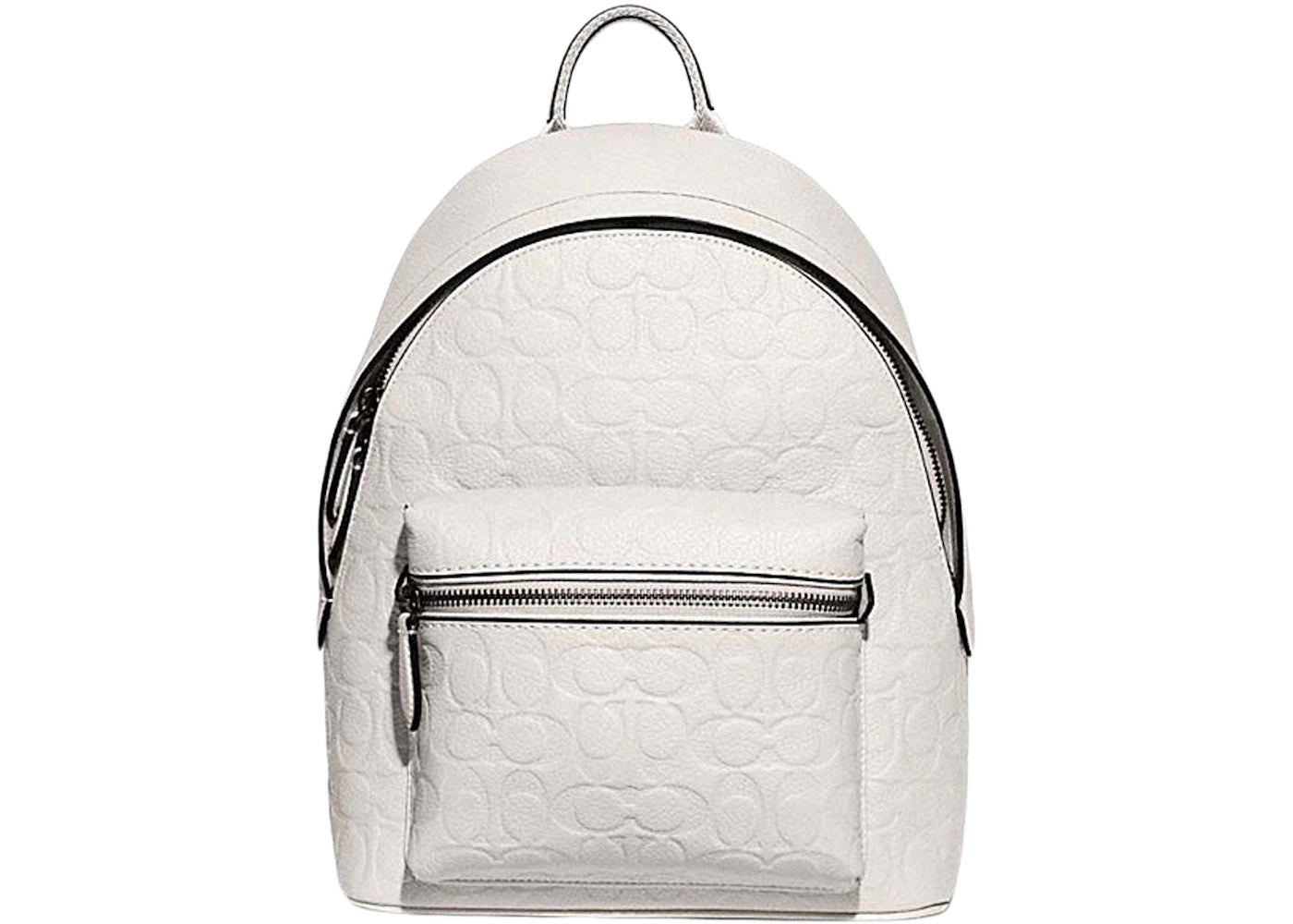 Coach Backpack Charter 24 in Signature Leather Chalk