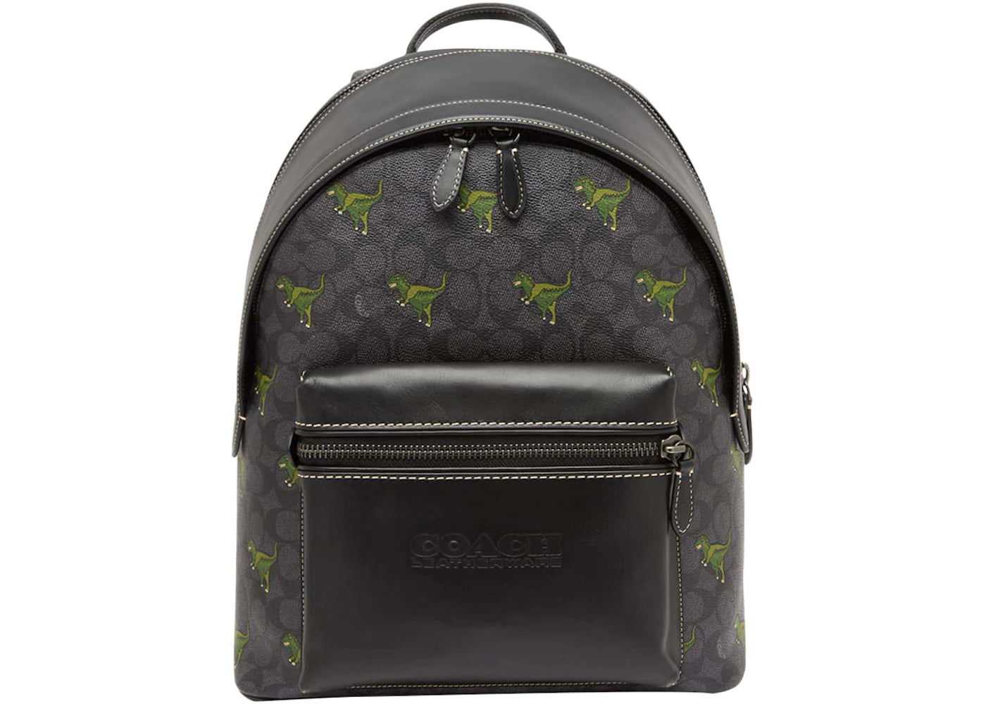 Coach Backpack Coach Rexy Signature Charter Charcoal