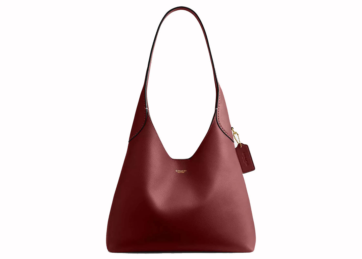 Coach Brooklyn Shoulder Bag 28 Smooth Leather/Brass/Dark Ruby