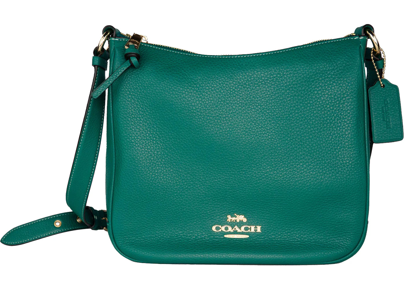 Coach Ellie File Bag Medium Bright Jade