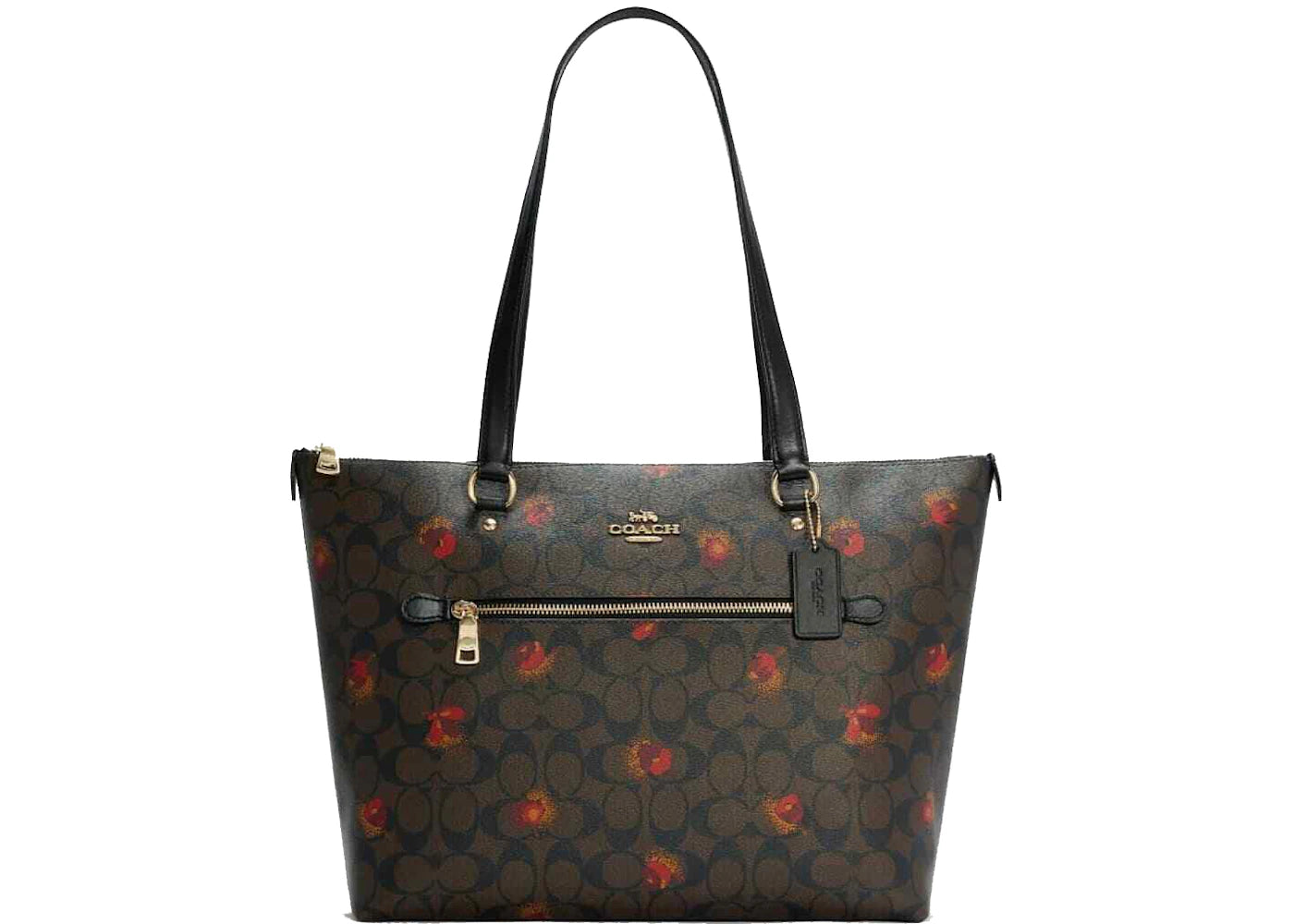 Coach Gallery Tote Bag Poppy Floral