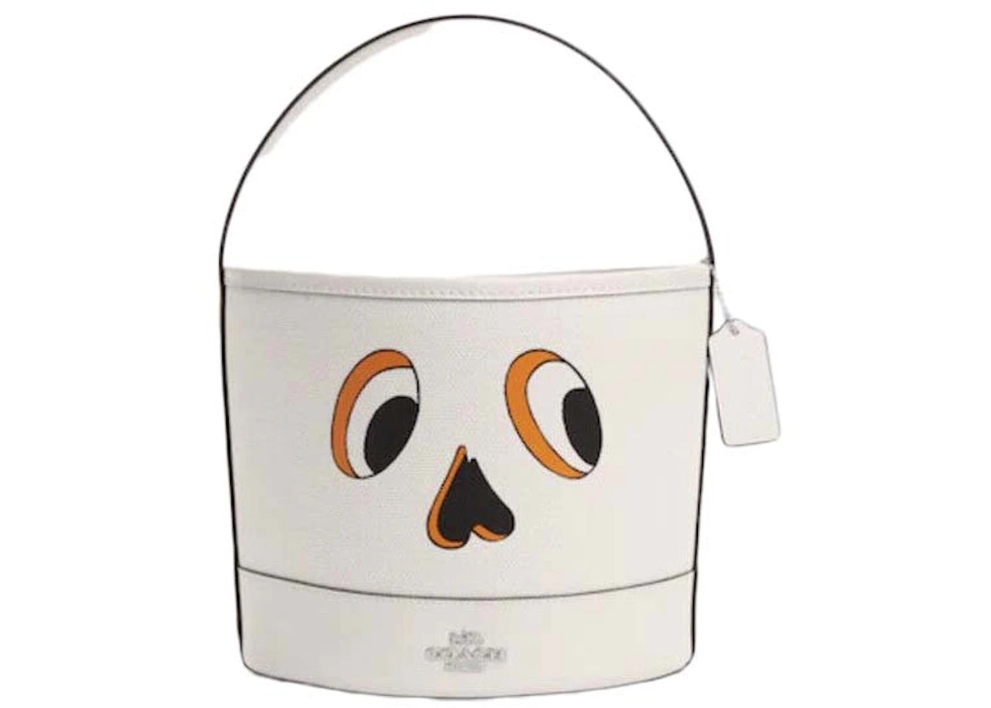 Coach Halloween Trick Or Treat Bucket Skeleton White