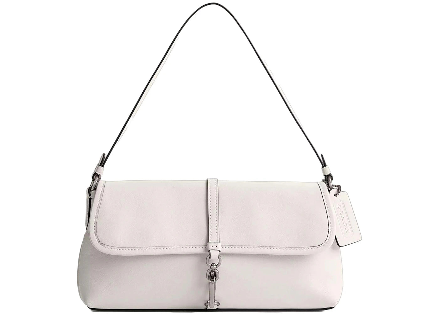 Coach Hamptons Bag Glovetan Leather/Silver/Chalk