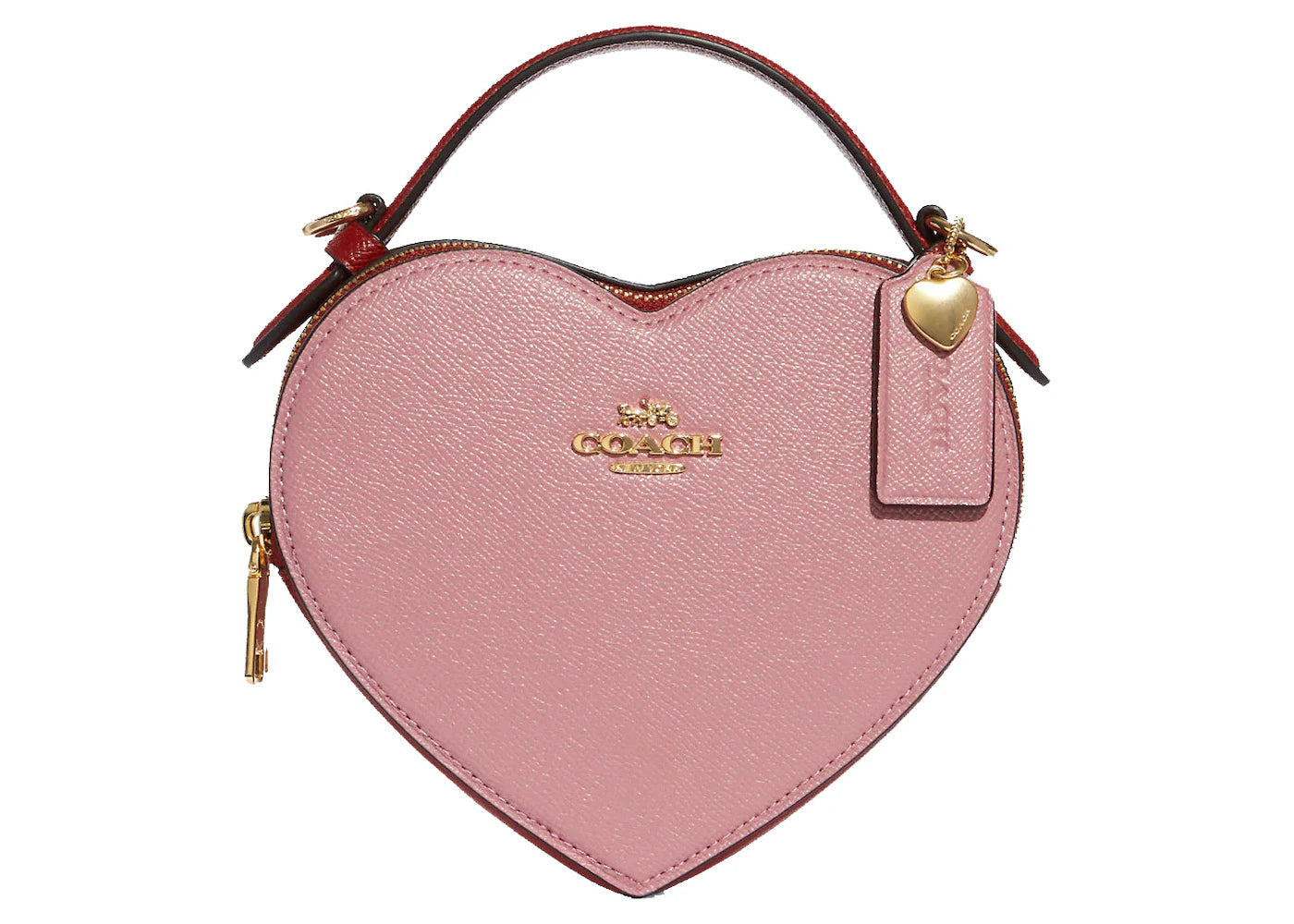 Coach Heart Crossbody True Pink