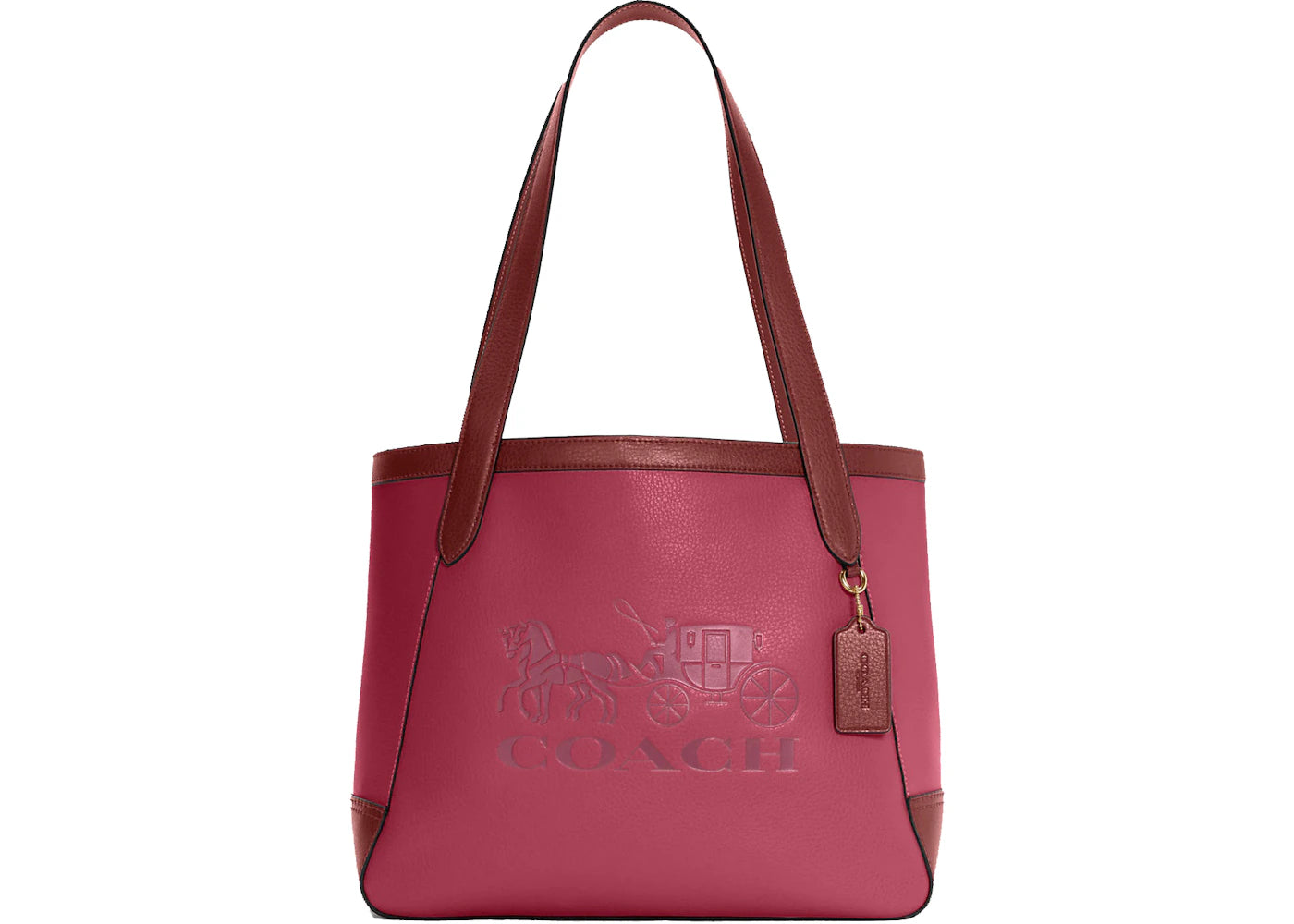 Coach Horse Carriage Tote Bag Bright Violet