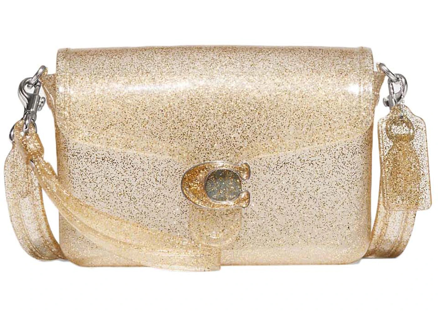 Coach Jelly Tabby Shoulder Bag Silver/Gold