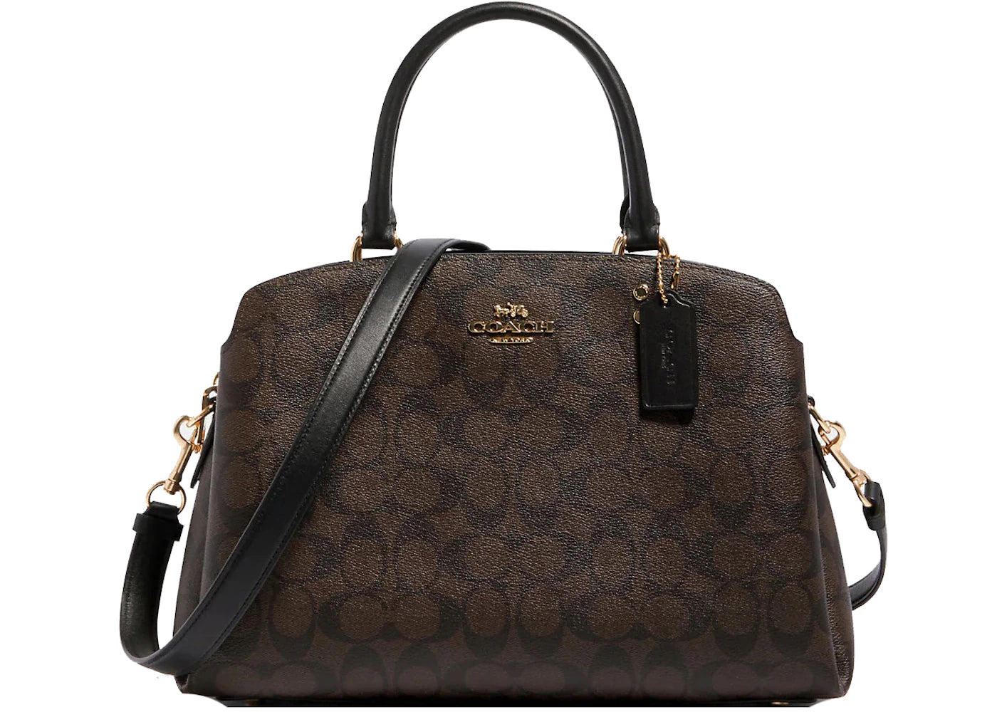 Coach Lillie Carryall Signature Canvas Brown