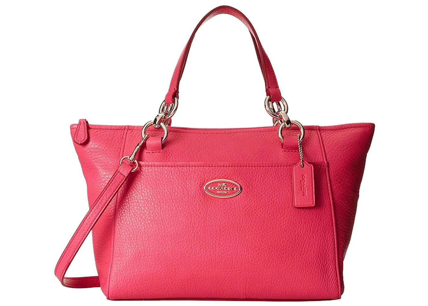 Coach Mini Ellis Tote Pink Ruby