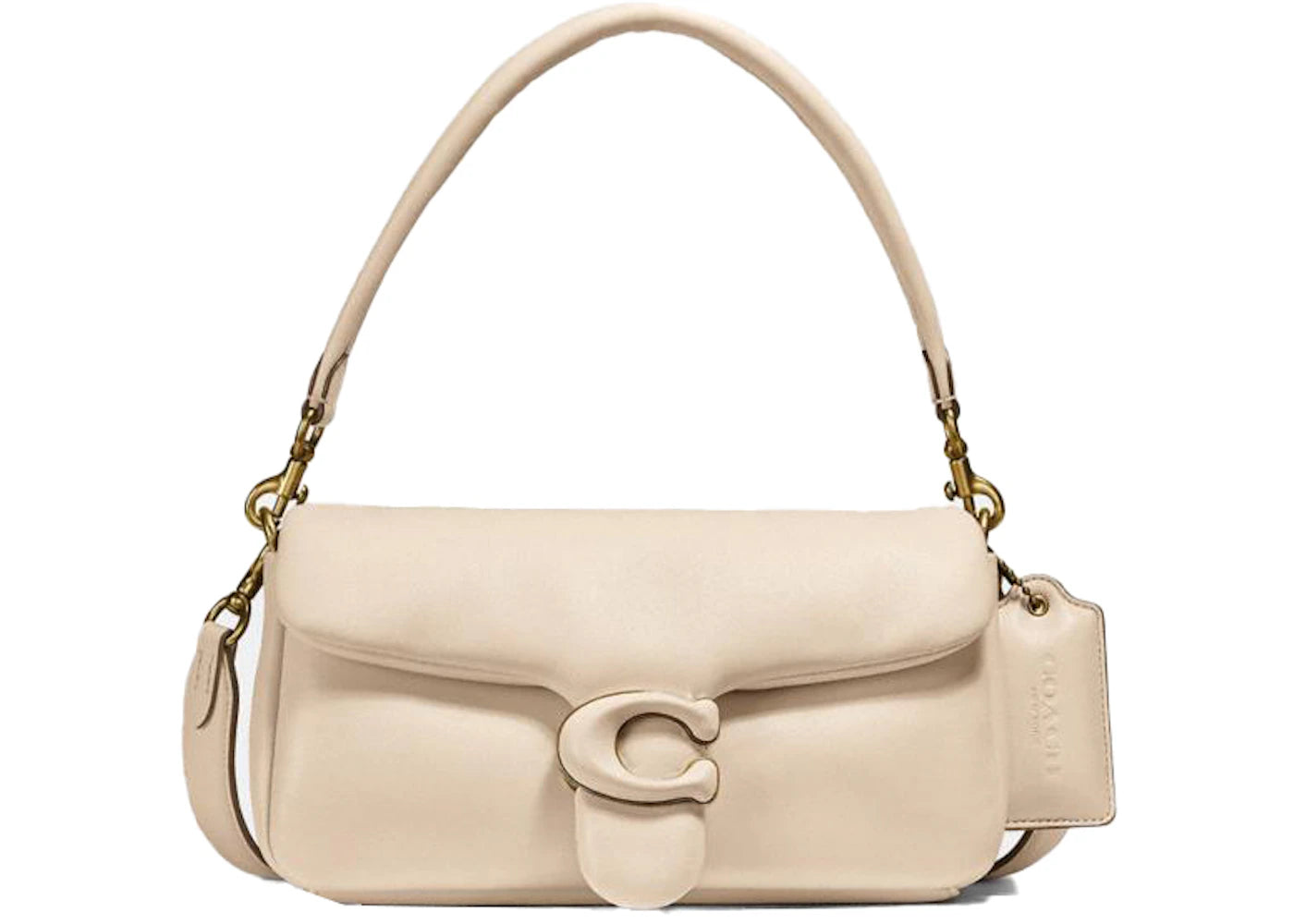 Coach Pillow Tabby Shoulder Bag 26 Ivory