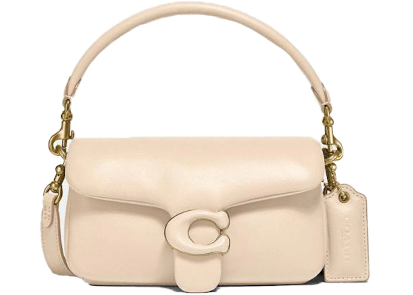 Coach Pillow Tabby Shoulder Bag 18 Ivory