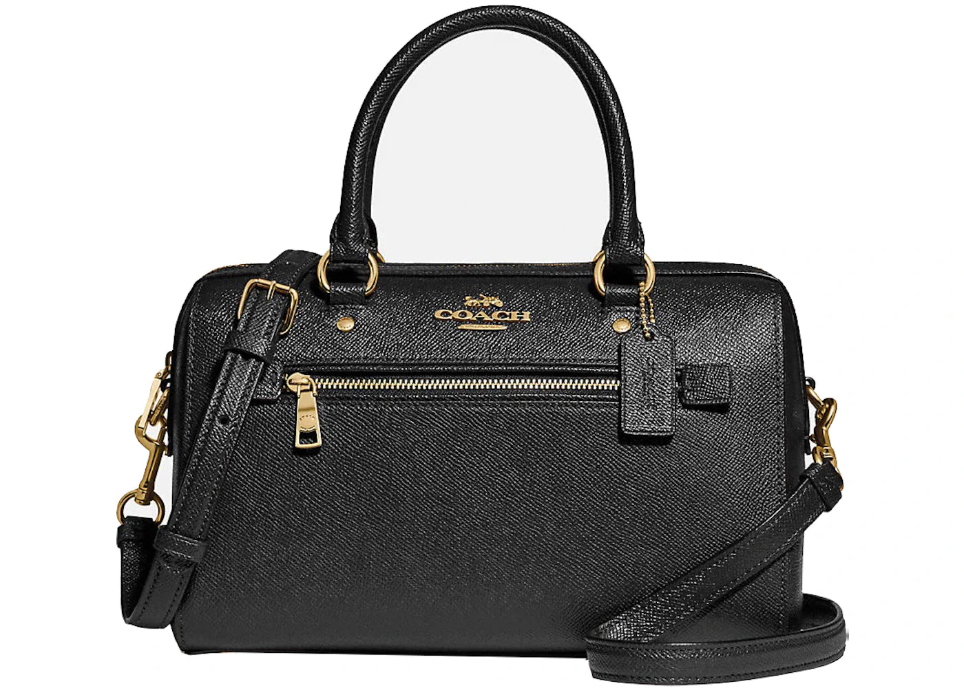 Coach Rowan Satchel Bag Medium Black