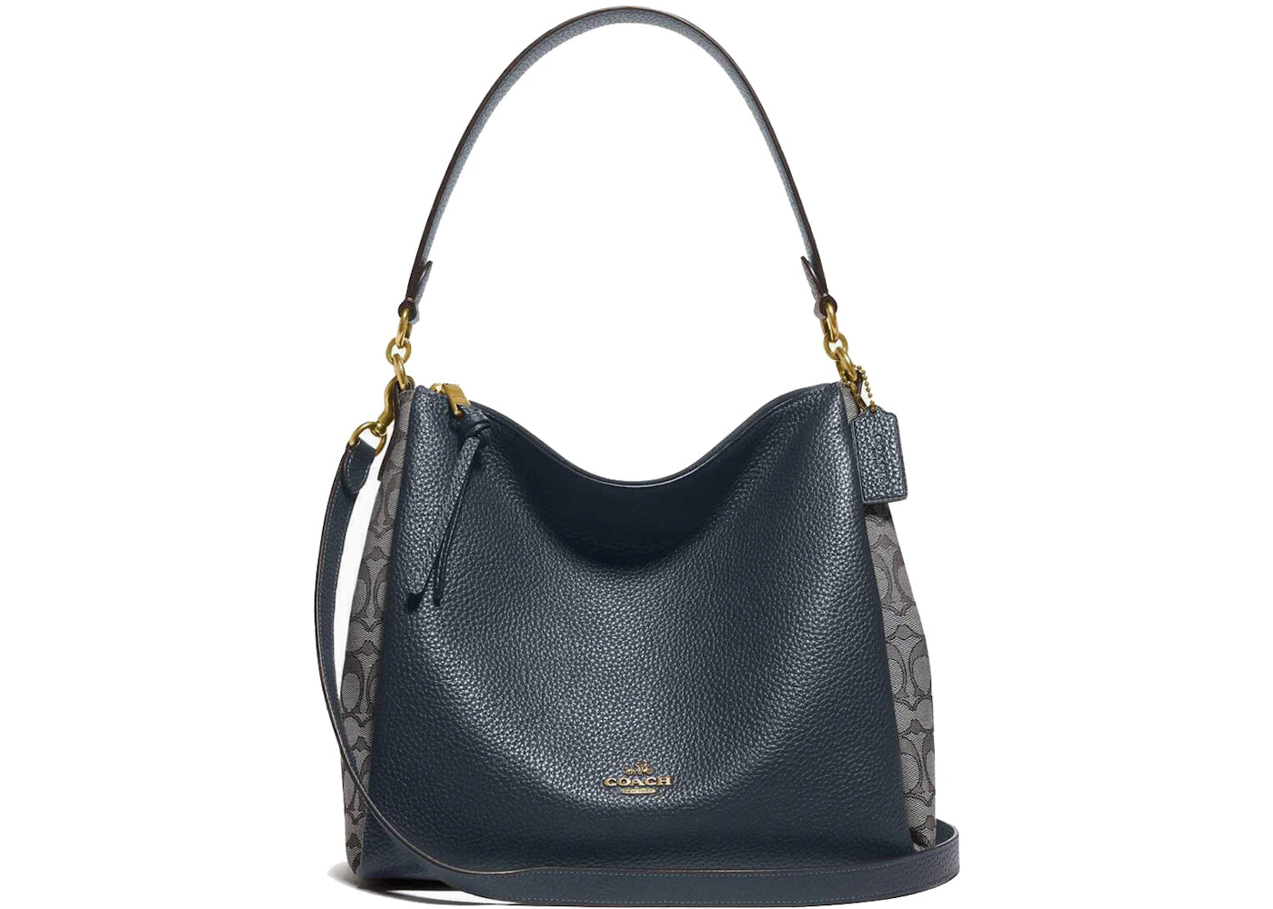 Coach Shay Shoulder Bag Navy Blue