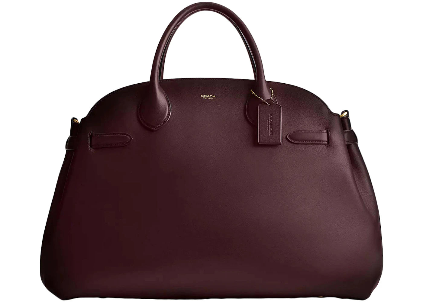 Coach Soft Empire Carryall Bag 48 Brass/Merlot