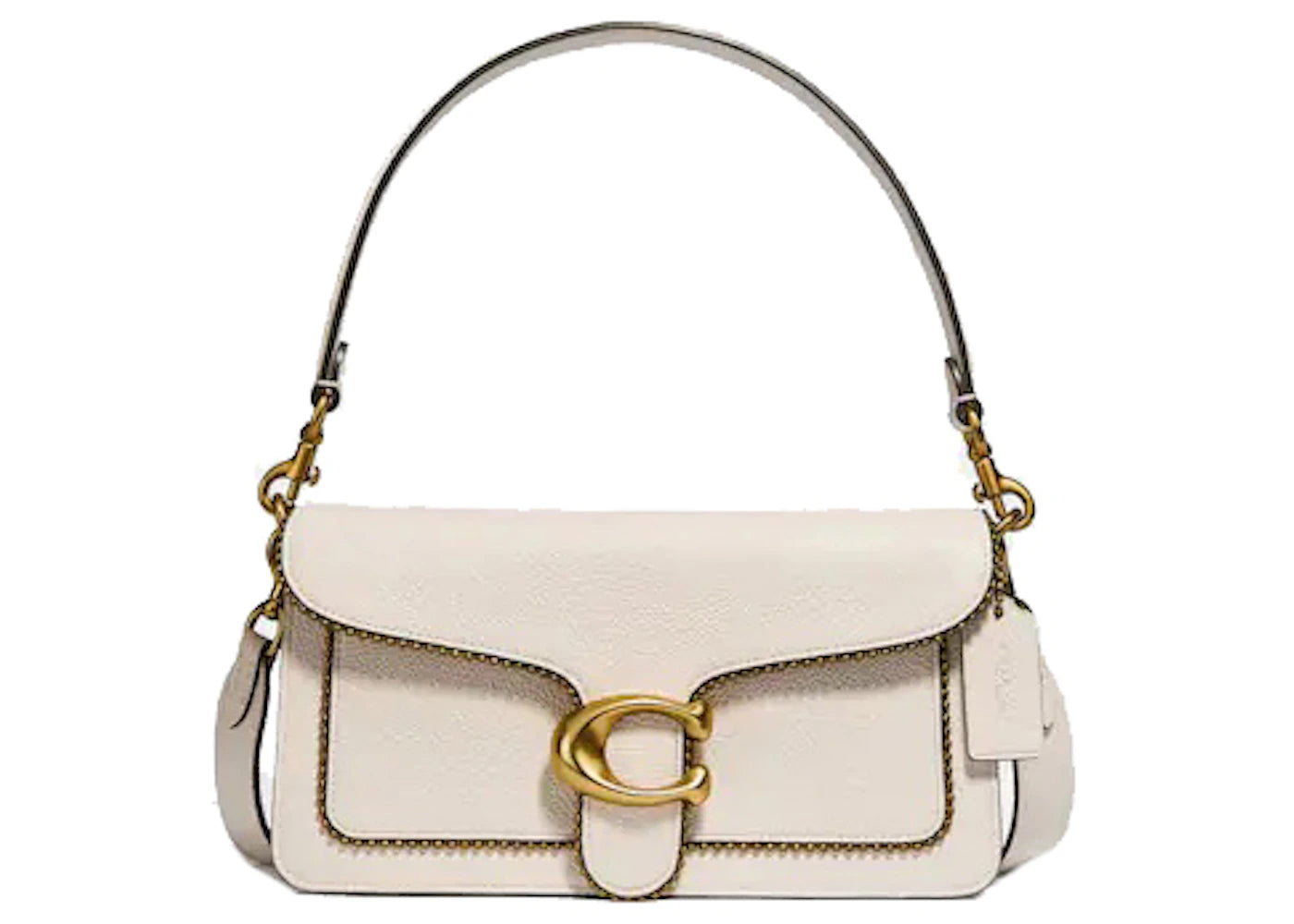 Coach Tabby Shoulder Bag 26 Beadchain Chalk