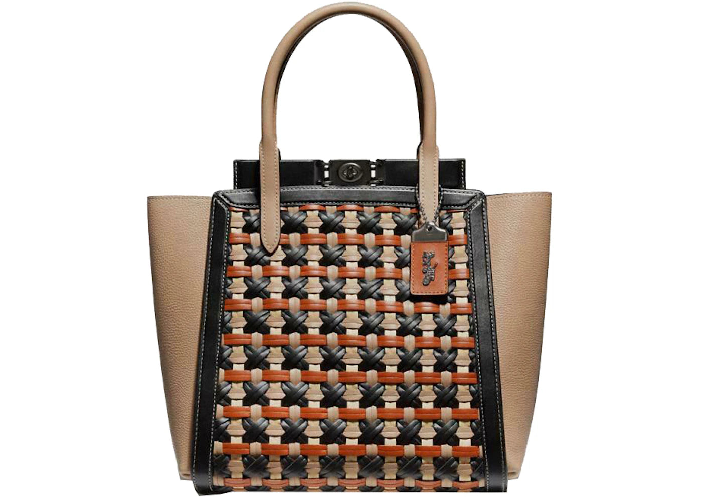 Coach Weaving Troupe Tote Brown/Black