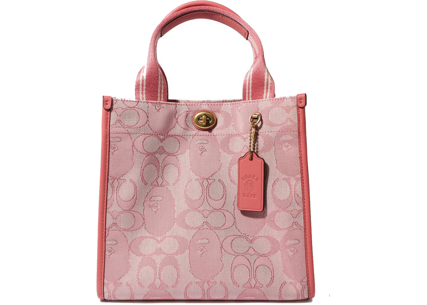 Coach x BAPE Canvas Tote 22 Pink