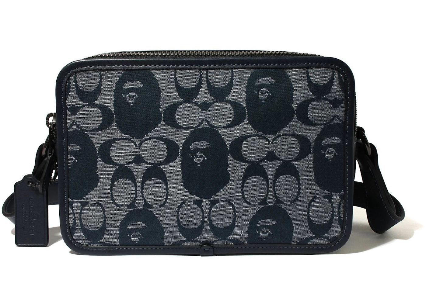 Coach x BAPE Box Crossbody Navy