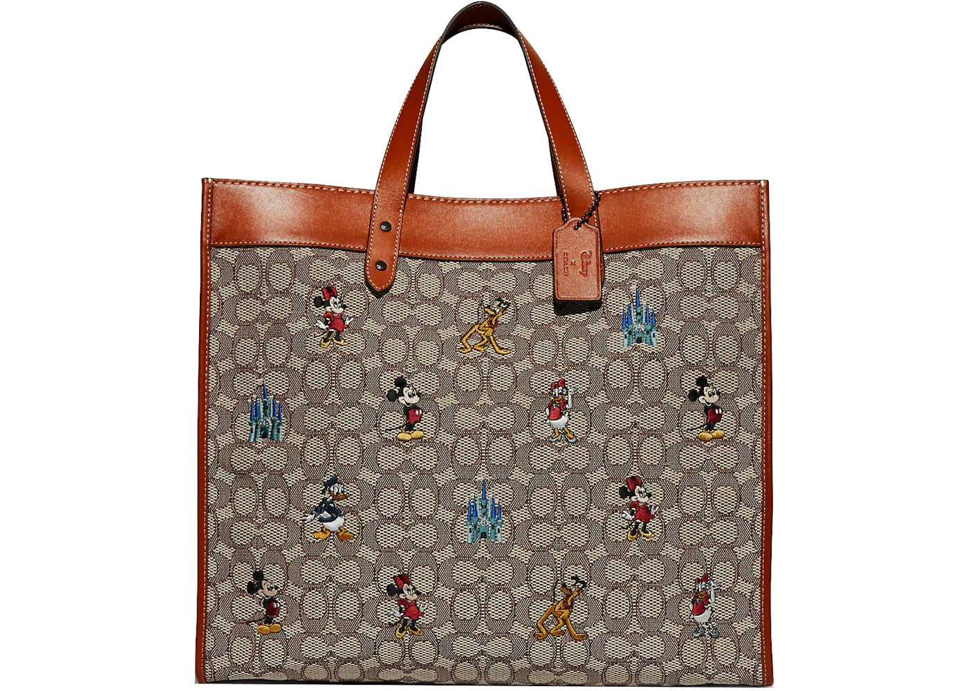 Coach x Disney Field Tote 40 Cocoa