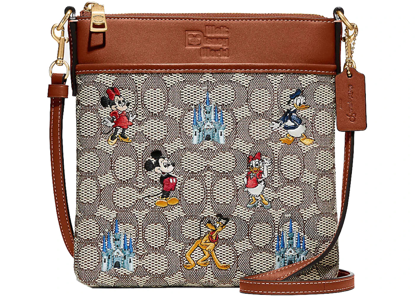 Coach x Disney Kitt Messenger Crossbody Cocoa/Multi