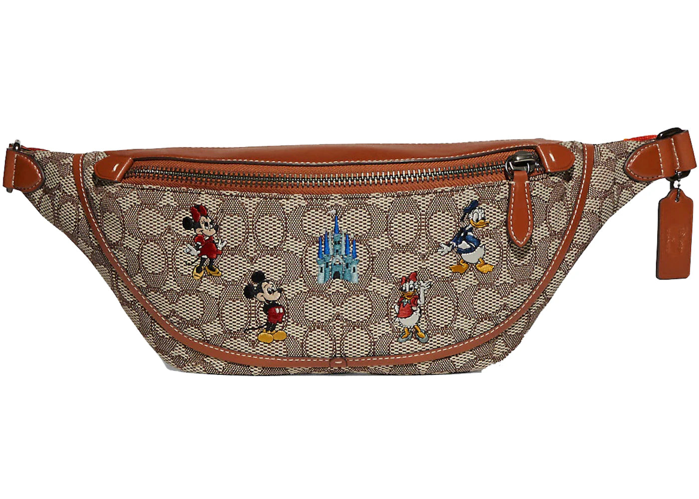 Coach x Disney League Belt Bag Cocoa/Multi