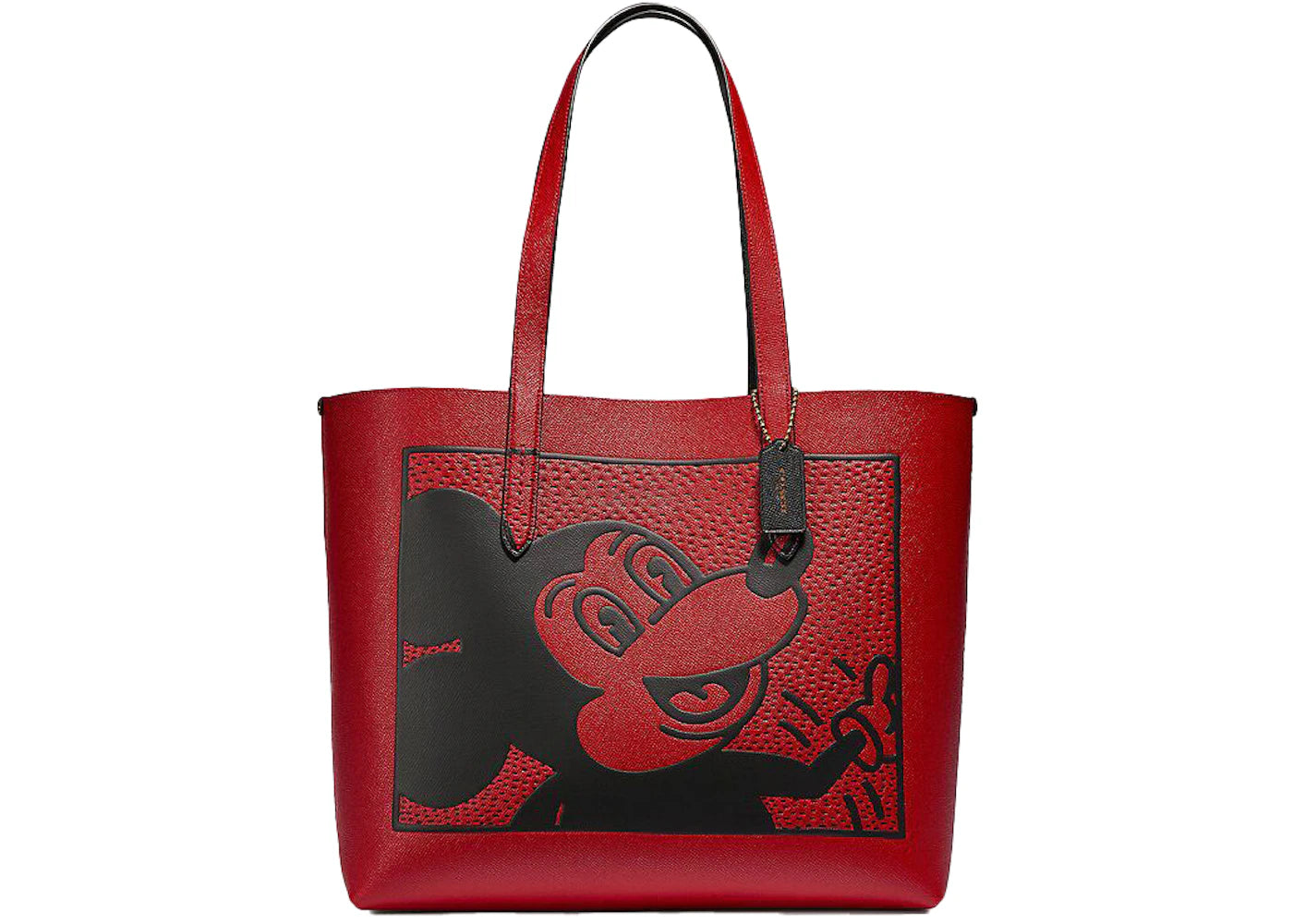 Coach x Disney Mickey Mouse Highline Tote Bag Large Red