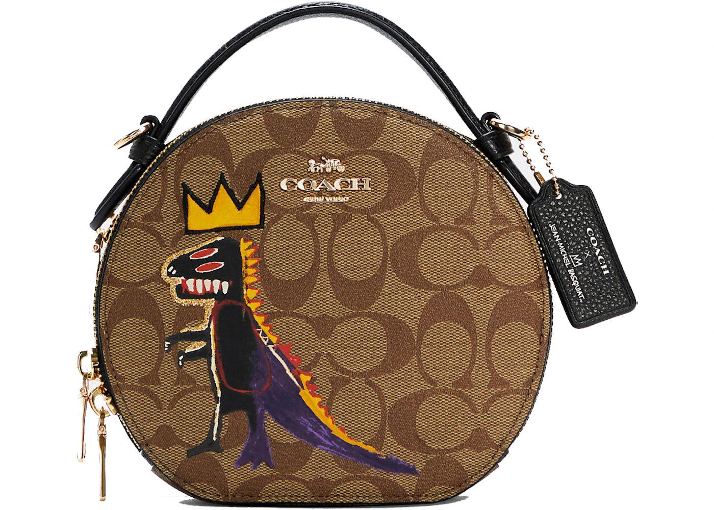 Coach x Jean Michel Basquiat Canteen Crossbody Bag Brown