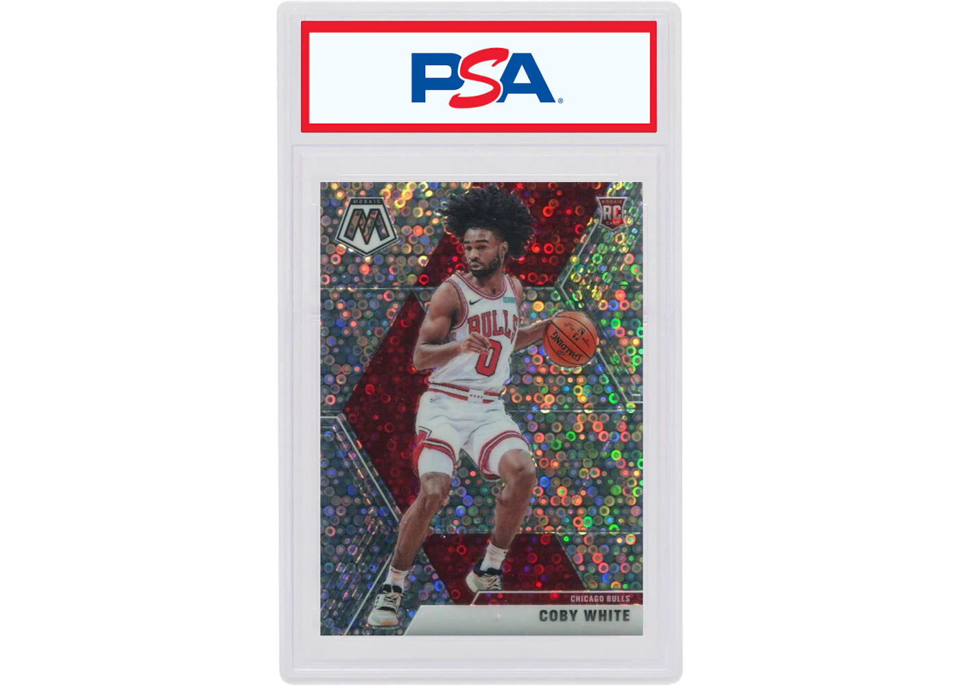 Coby White 2019 Panini Mosaic Fast Break Rookie Image Variation #211 (PSA or BGS Graded)