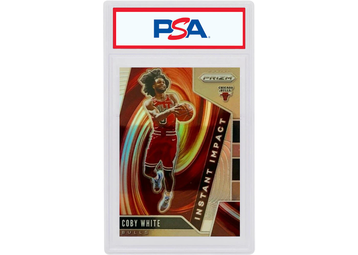 Coby White 2019 Panini Prizm Instant Impact Rookie Silver #6 (PSA or BGS Graded)