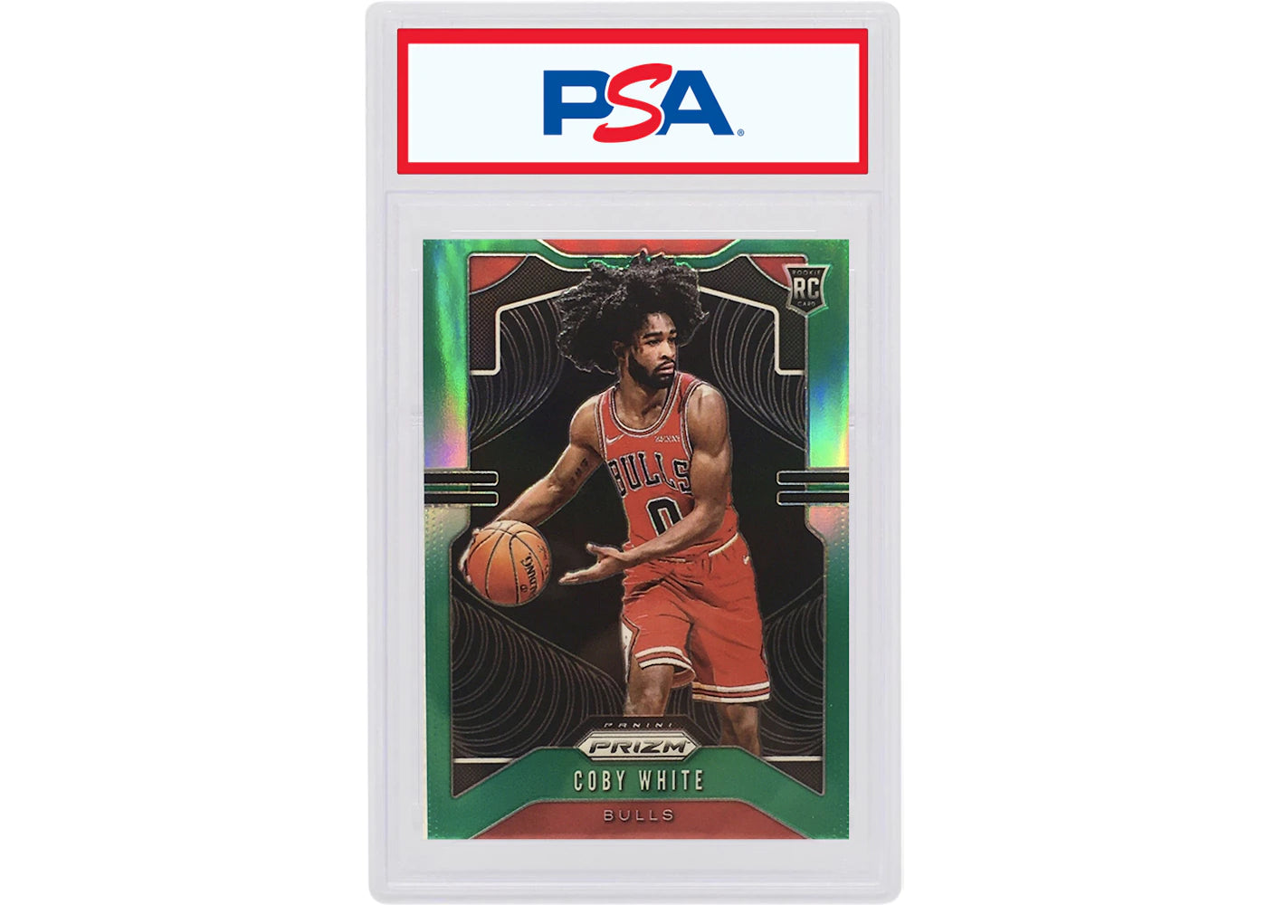 Coby White 2019 Panini Prizm Rookie Green #253 (PSA or BGS Graded)
