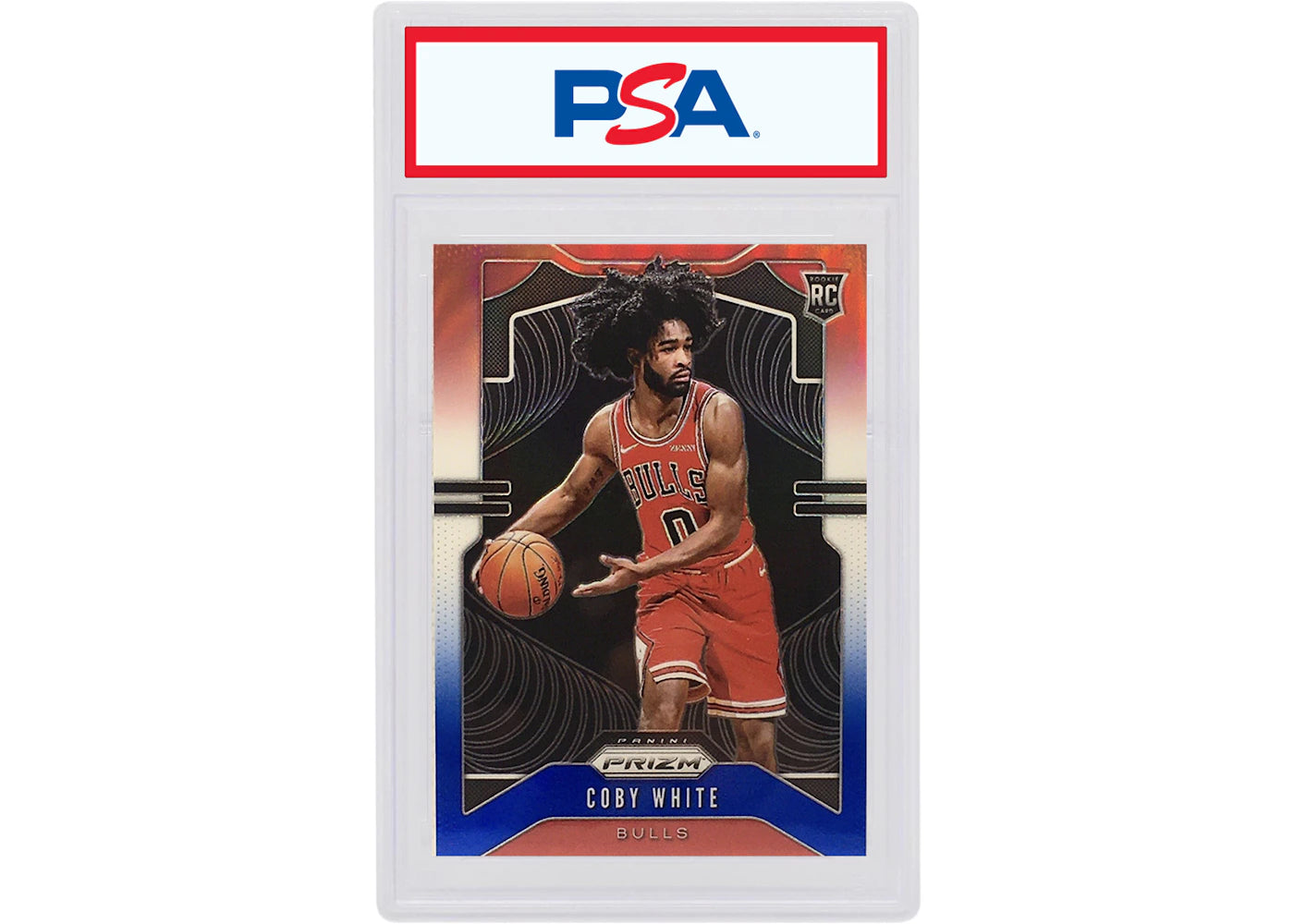 Coby White 2019 Panini Prizm Rookie Red/White/Blue #253 (PSA or BGS Graded)